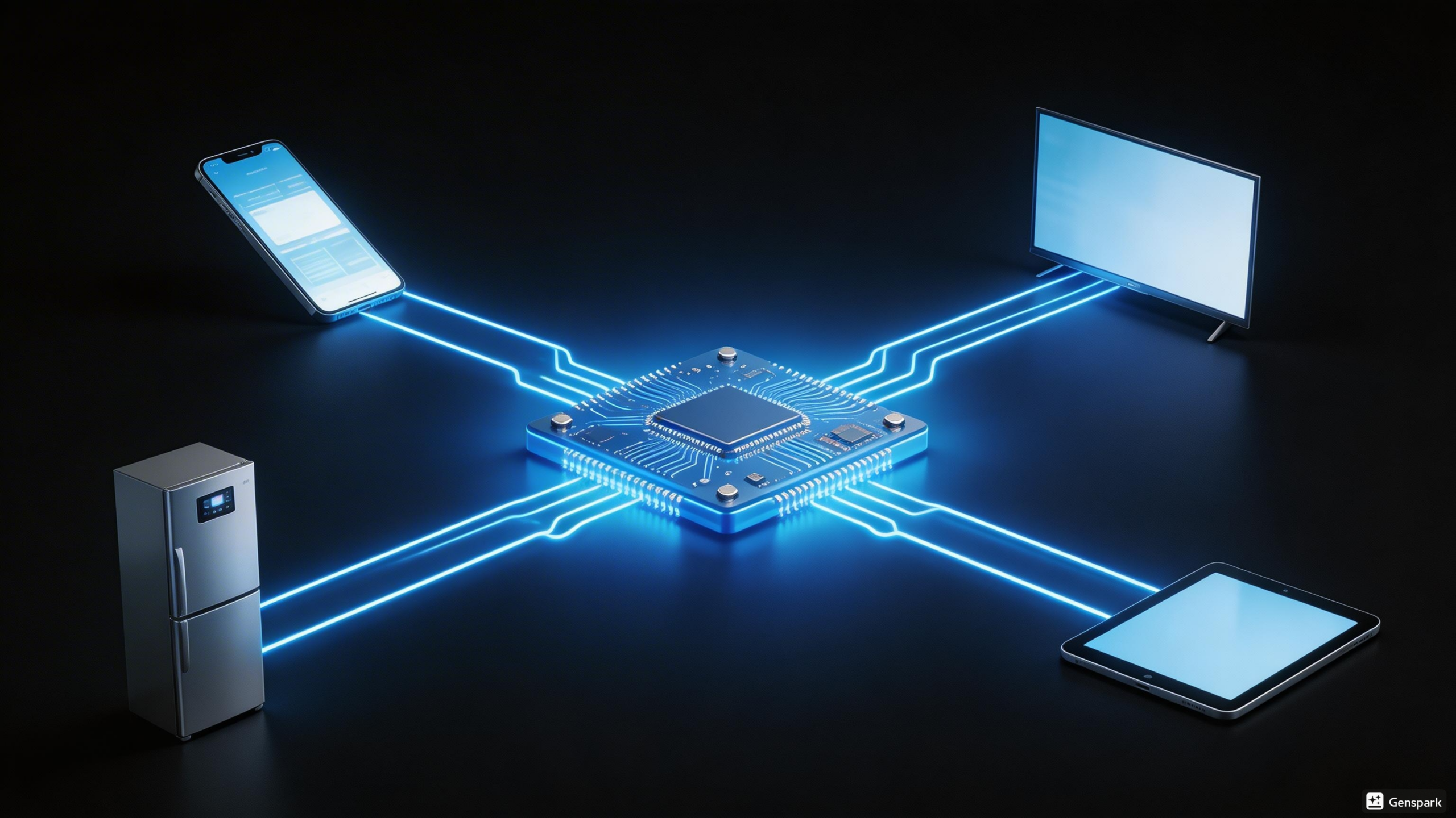 삼성전자 반도체와 스마트폰 중심의 사업 구조를 설명하는 이미지