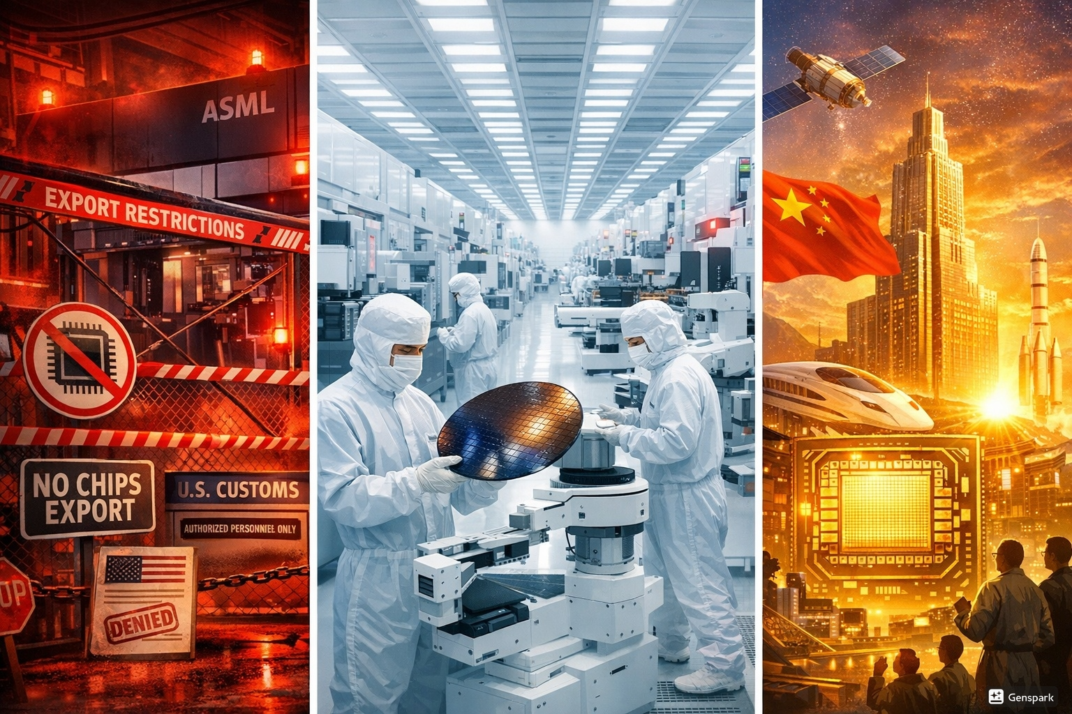 미국 제재 속에서도 7나노와 AI 칩 자립을 추진하는 중국 반도체 산업 이미지